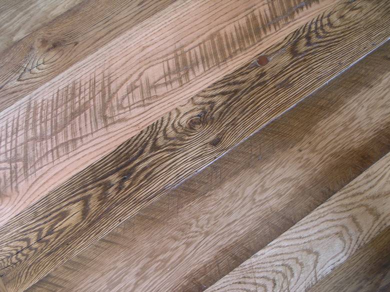 Antique Oak Skip-Planed Flooring